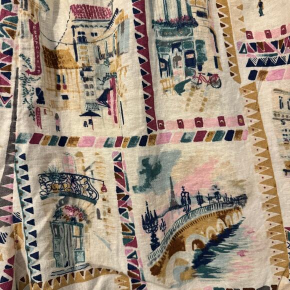 Lucky Brand Linen Blend Shorts Women's XXL Pockets Casual Travel Drawstring - Picture 12 of 13